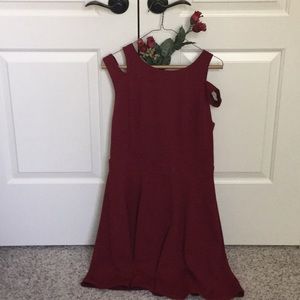 Burgundy Dress